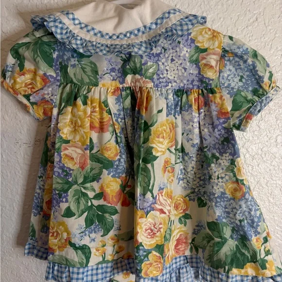 Bonnie Baby Floral Cottagecore Dress • Fits 18 Months - Picture 1 of 2